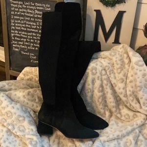 Antonio Melani  above the knee leather boots . Size 10M . Never worn